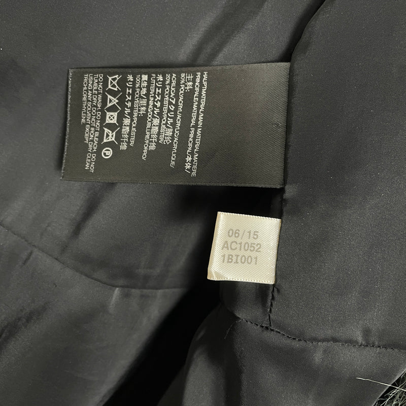 Y-3 Yohji Yamamoto Faux Fur Cape