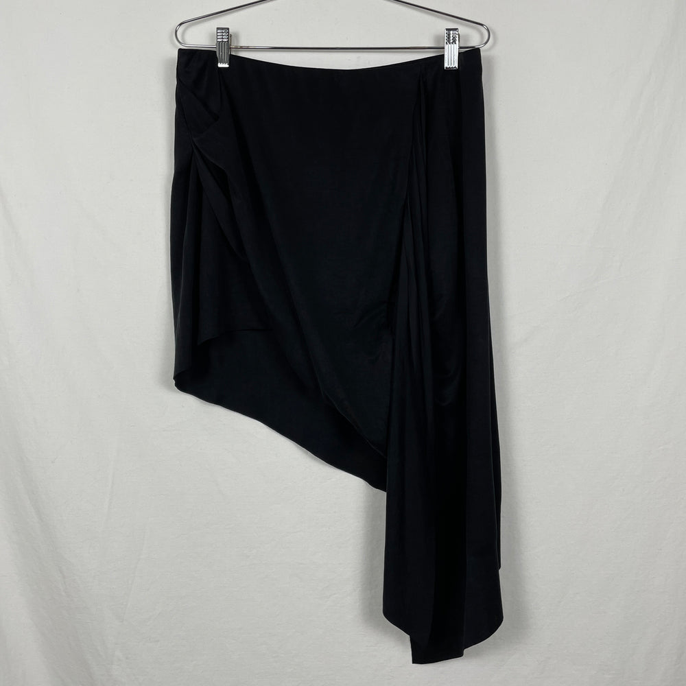 00s Helmut Lang Asymmetric Slash Skirt