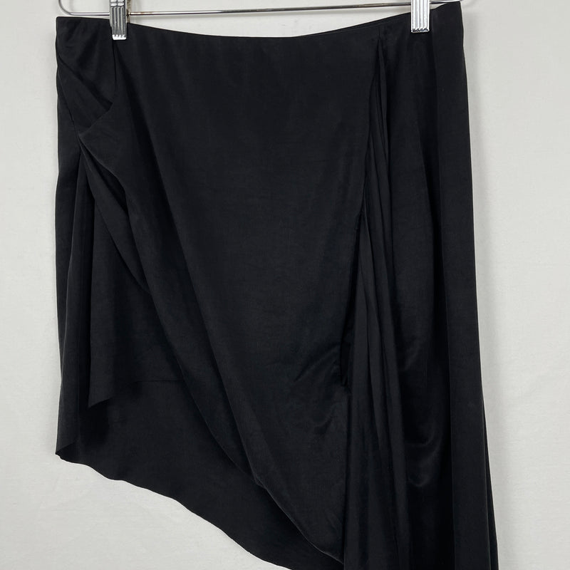00s Helmut Lang Asymmetric Slash Skirt