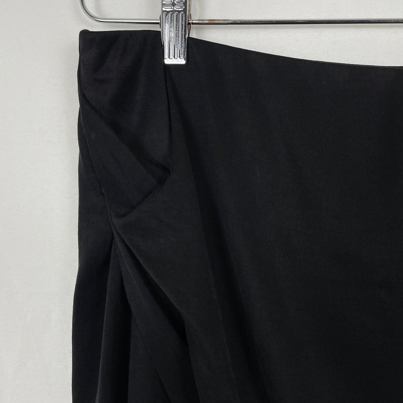 00s Helmut Lang Asymmetric Slash Skirt