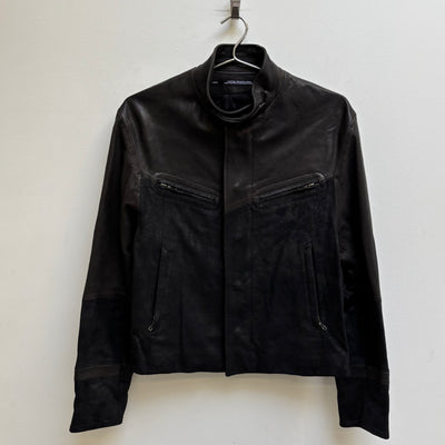 Julius Leather & Suede Biker Jacket