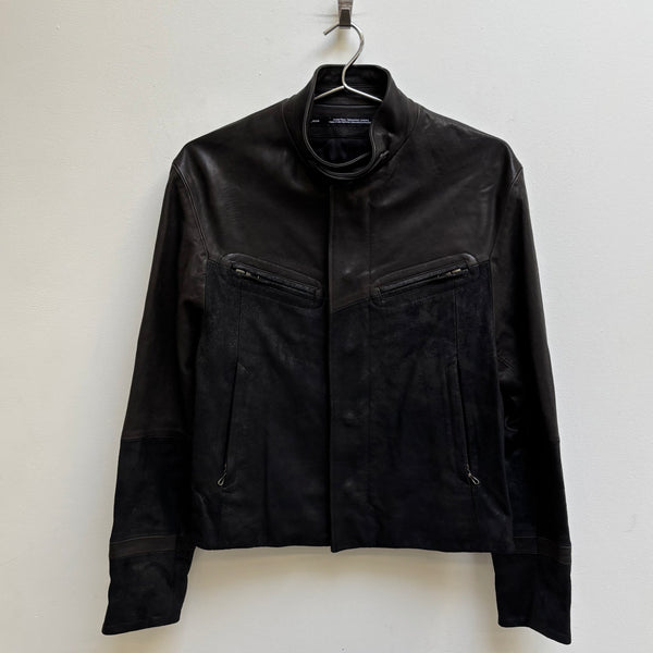 Julius Leather & Suede Biker Jacket