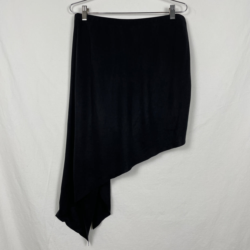 00s Helmut Lang Asymmetric Slash Skirt