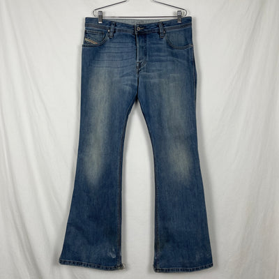 Diesel Fade Wash Flare Jeans