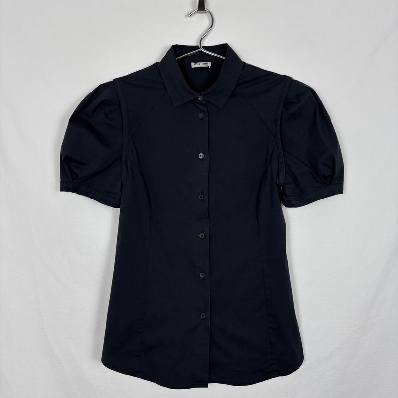 SS07 Miu Miu Puff Sleeve Button Up