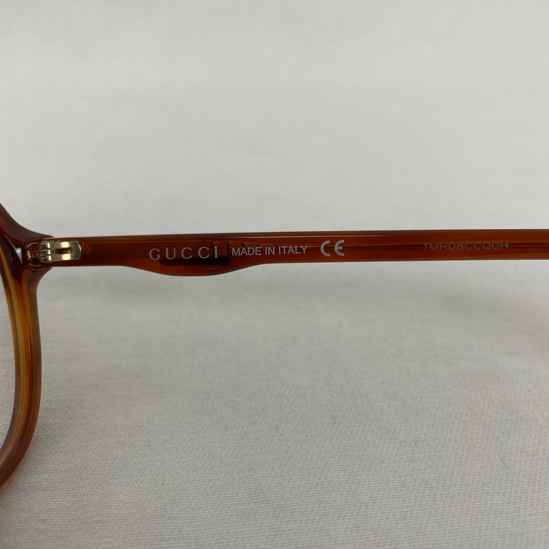 Gucci Aviator Glasses Orange Tortoise