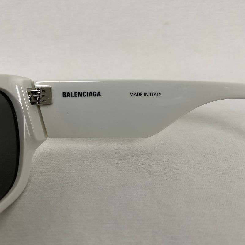 Balenciaga White Alien Sunglasses