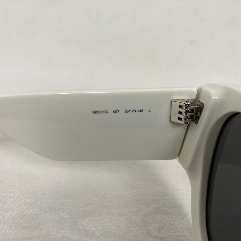 Balenciaga White Alien Sunglasses