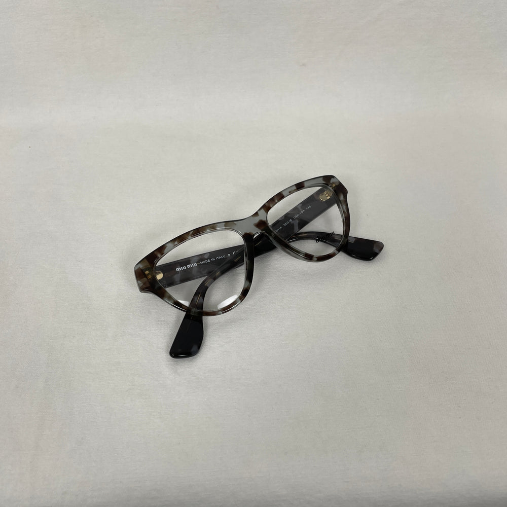 Miu Miu Blue & Black Tortoise Glasses