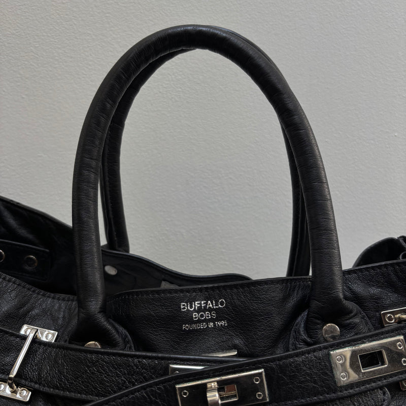 00s Buffalo Bobs Cowhide Leather Firkin Bag