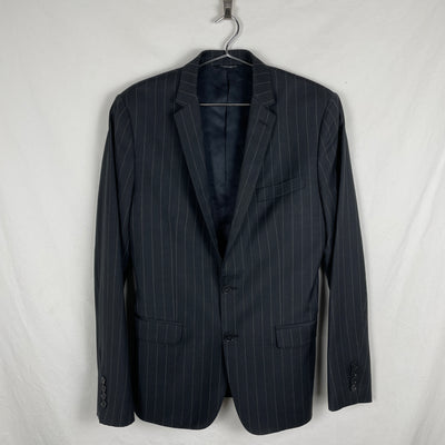 00s Dolce & Gabanna Suit Set Dark Grey Pinstripe