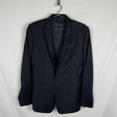 00s Dolce & Gabanna Suit Set Light Grey Pinstripe