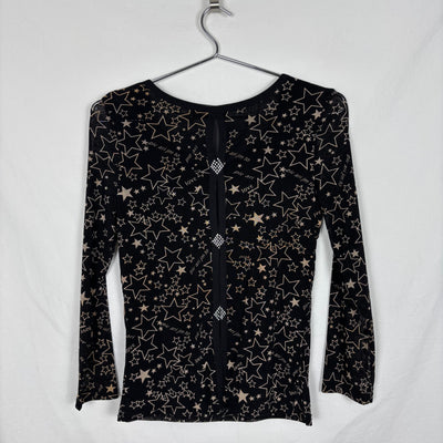 Anna Sui Sheer Star Print Longsleeve Shirt
