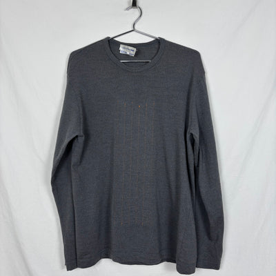 Comme Des Garçons Shirt Wool Contrast Stitch Longsleeve