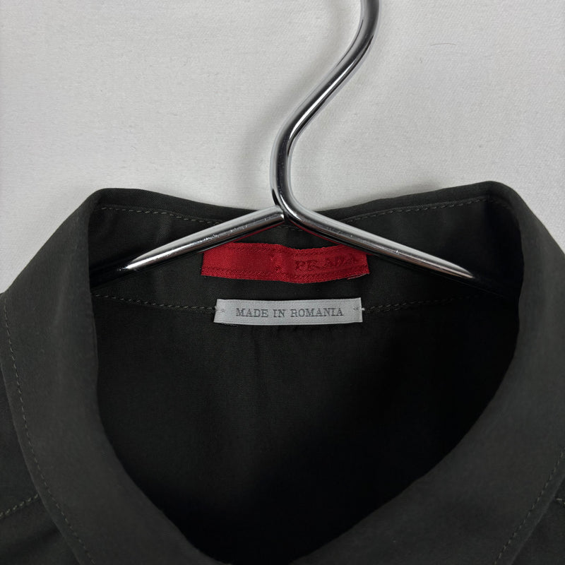 SS06 Prada Short Sleeve Tailored Button-Up Blouse
