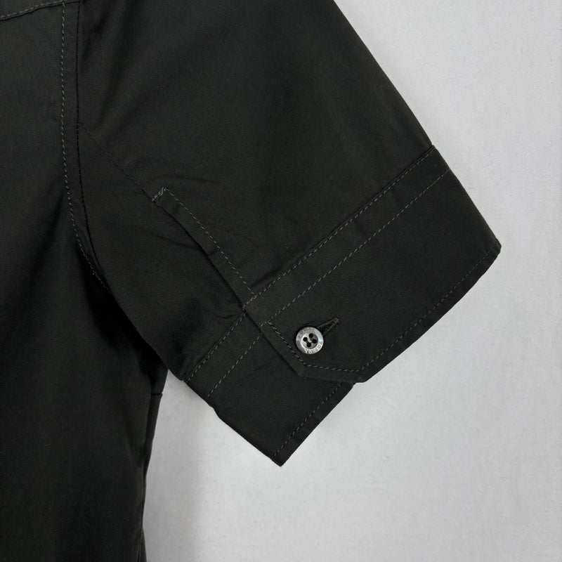 SS06 Prada Short Sleeve Tailored Button-Up Blouse