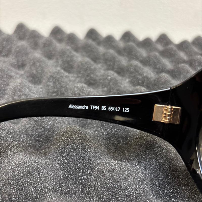 Tom Ford Gradient Round Oversized Sunglasses