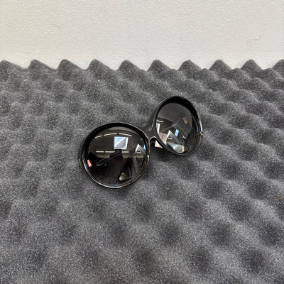 Tom Ford Gradient Round Oversized Sunglasses