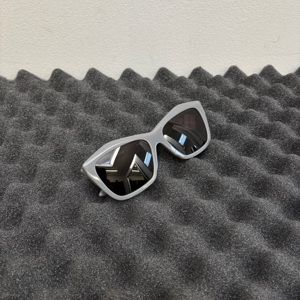 Balenciaga Grey Square Sunglasses