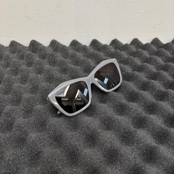 Balenciaga Grey Square Sunglasses