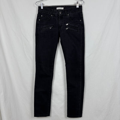 Pierre Balmain Skinny Moto Jeans