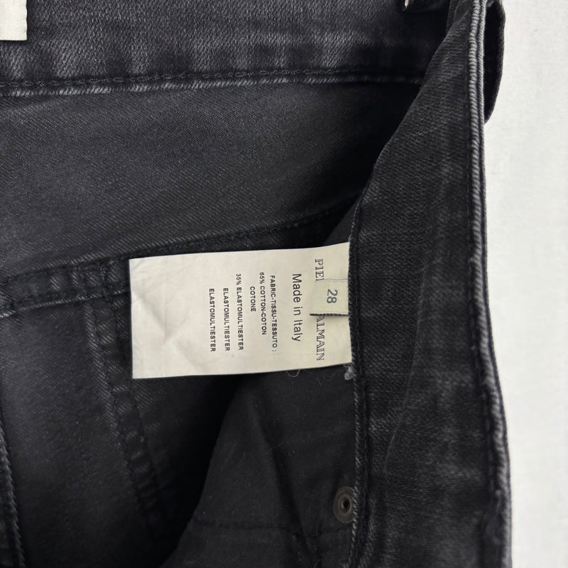 Pierre Balmain Skinny Moto Jeans