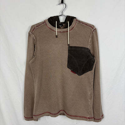 FW05 Dolce & Gabbana Layered Sweatshirt Hoodie