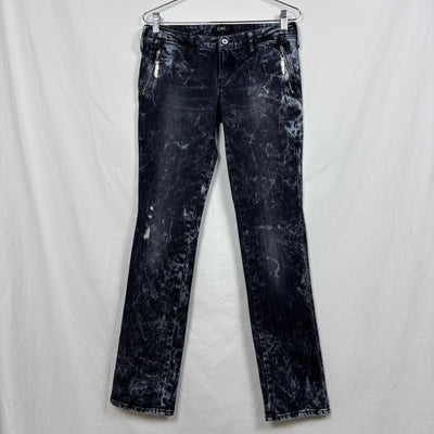 00s Costume National Acid Wash Skinny Jeans