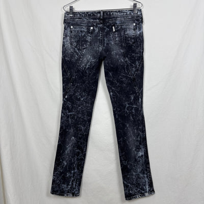 00s Costume National Acid Wash Skinny Jeans