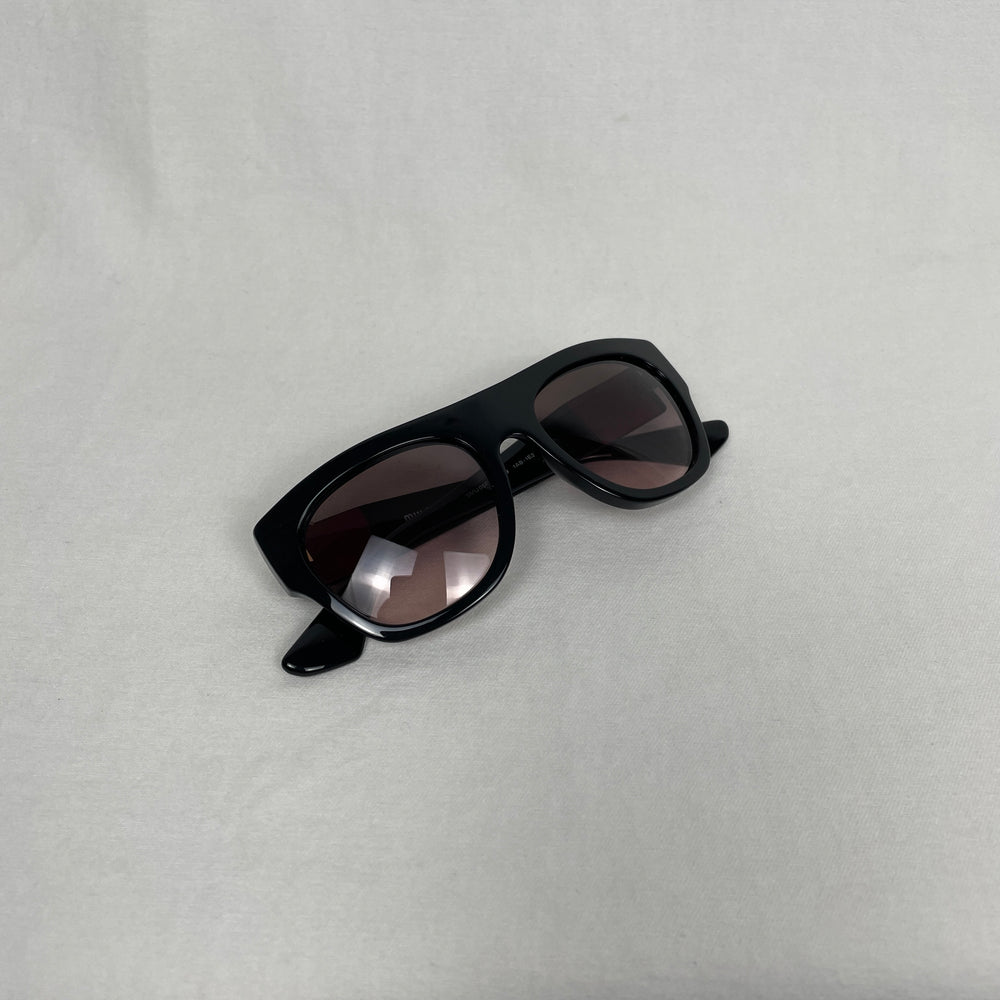 Miu Miu Black & Burgundy Tint Sunglasses