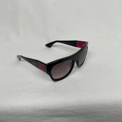 Miu Miu Black & Burgundy Tint Sunglasses