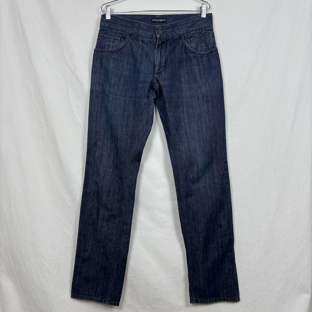 00s Dolce & Gabbana Dark Wash Straight Leg Jeans