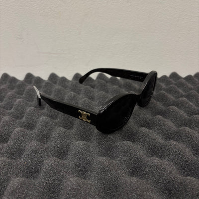 Celine Triomphe Glitter Oval Sunglasses