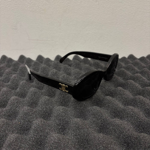 Celine Triomphe Glitter Oval Sunglasses