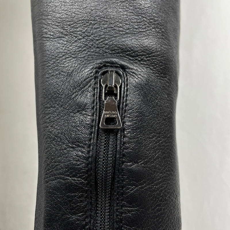 90s Prada Knee-High Leather Boots