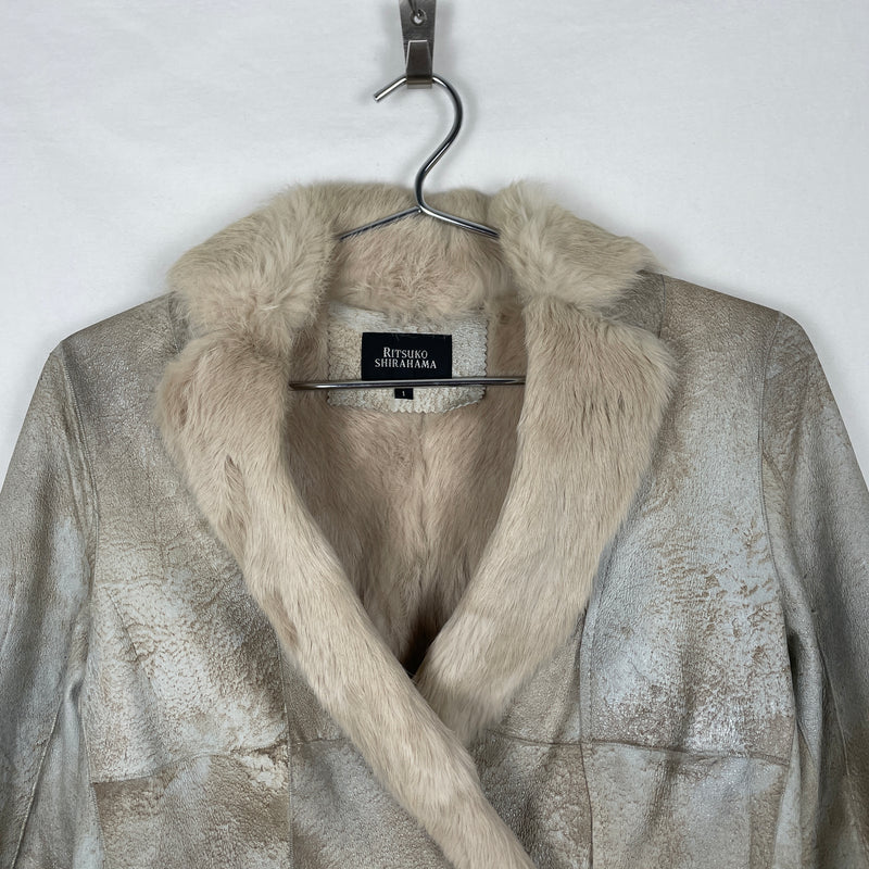 Ritsuko Shirahama Rabbit Fur Jacket