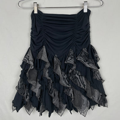 5351 Pour Les Femmes  Ruched Frill Skirt