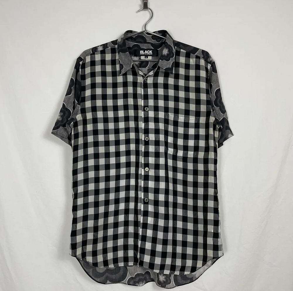 2011 Comme des Garcons Multi Print Button Up