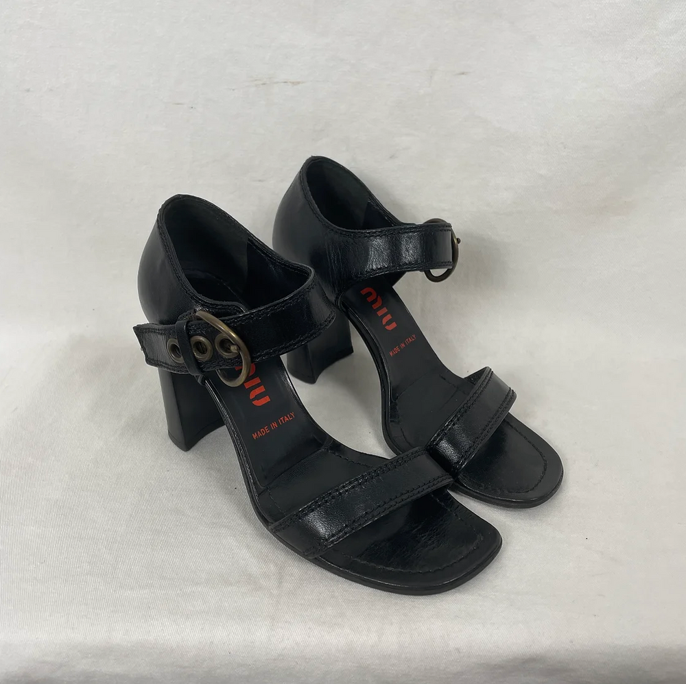 90s Miu Miu Strap Heels