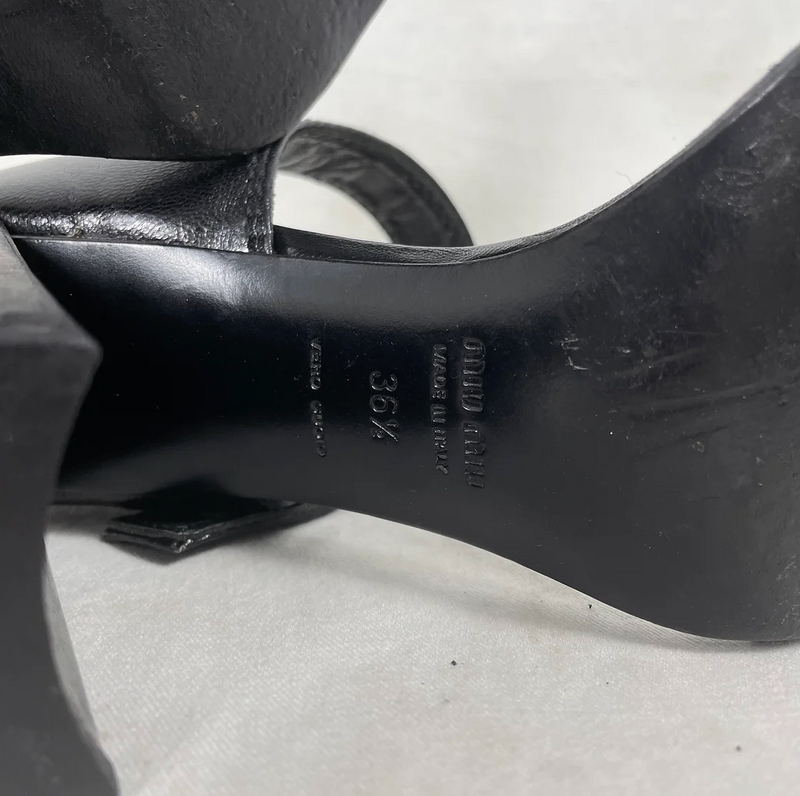 90s Miu Miu Strap Heels
