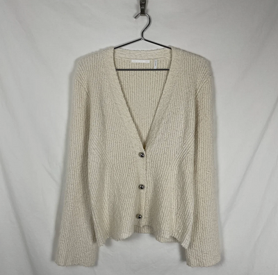Helmut Lang Cream Cardigan