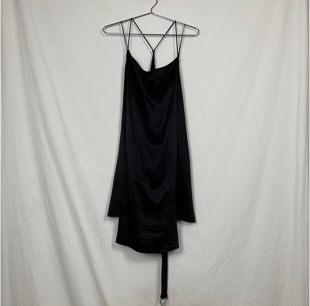 Helmut Lang Layered Strap Slip Dress