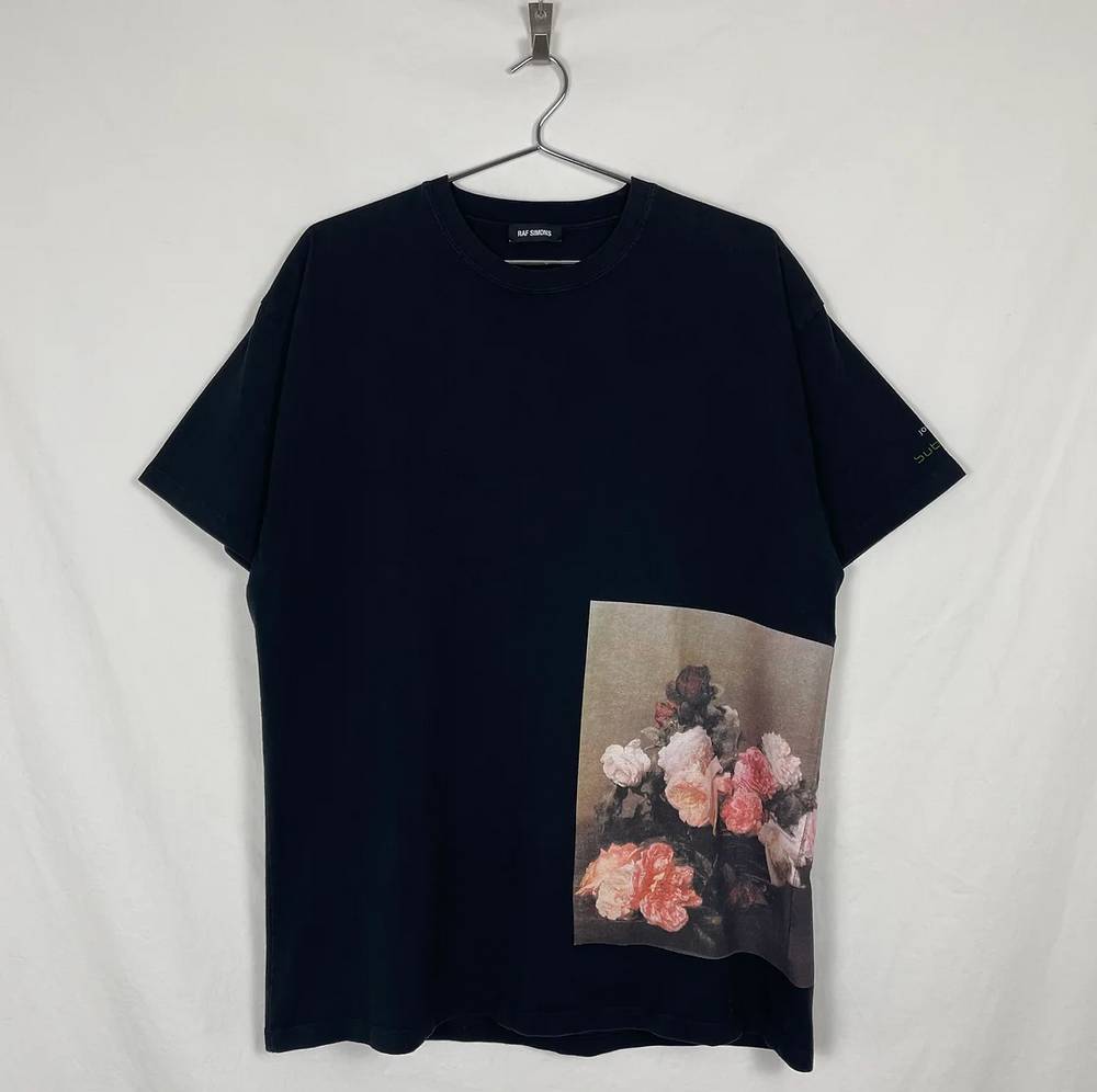 SS18 Raf Simons Peter Saville Flower Tshirt