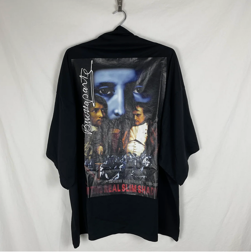 Y/Project Oversized Extra Fabric Slim Shady Graphic Tshirt