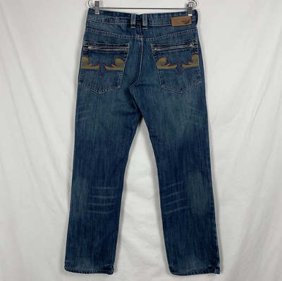 Diesel Embroidered Indigo Jeans